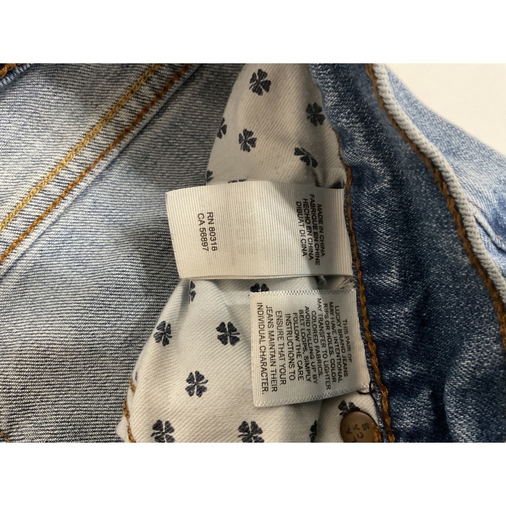 Lucky Brand Sweet Boot Jeans Women 4/27 Light Wash Mid Rise Bootcut - Picture 9 of 13
